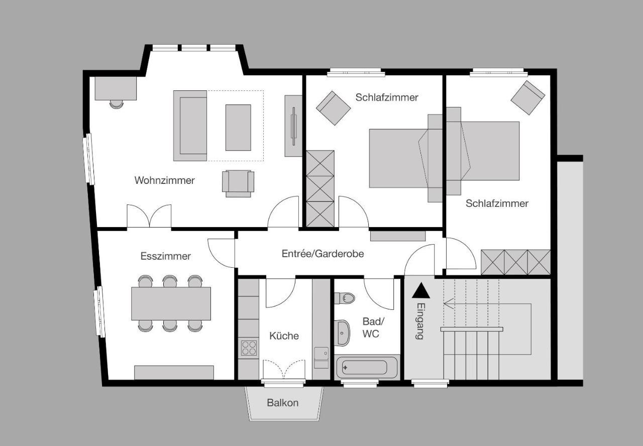 שאפהאוזן City Stay Furnished Apartments - Fasenstaubstrasse מראה חיצוני תמונה